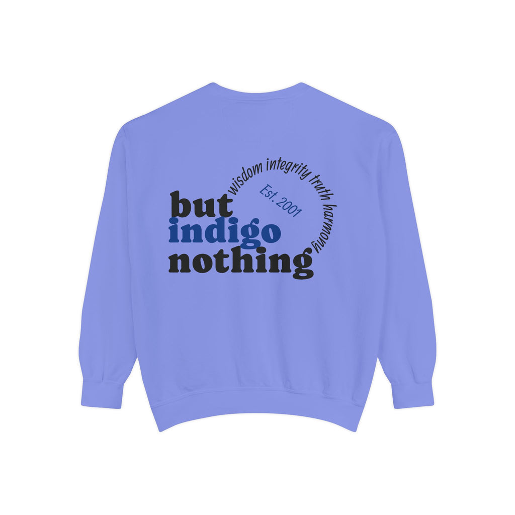 Nothing But Indigo Sweatshirt — Vintage-Style Graphic Crewneck