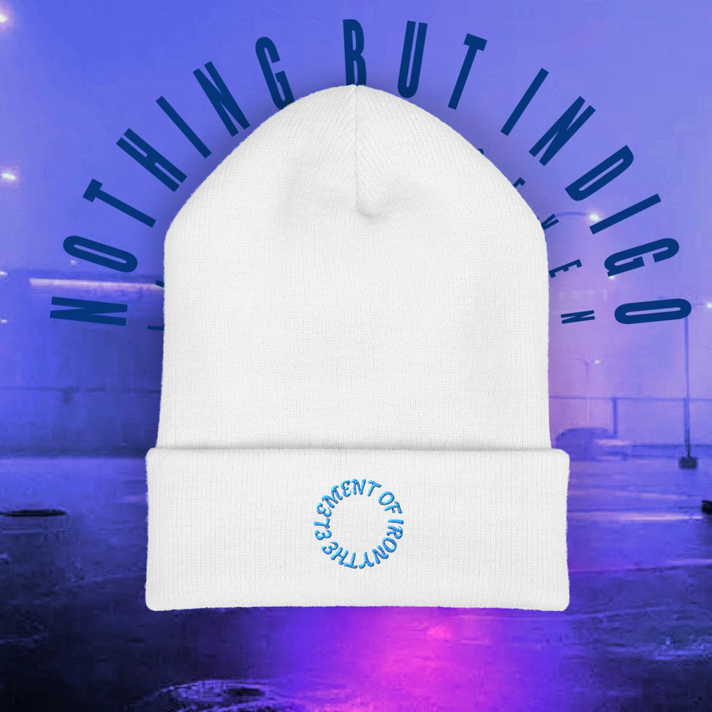 Element of Irony Embroidered Beanie
