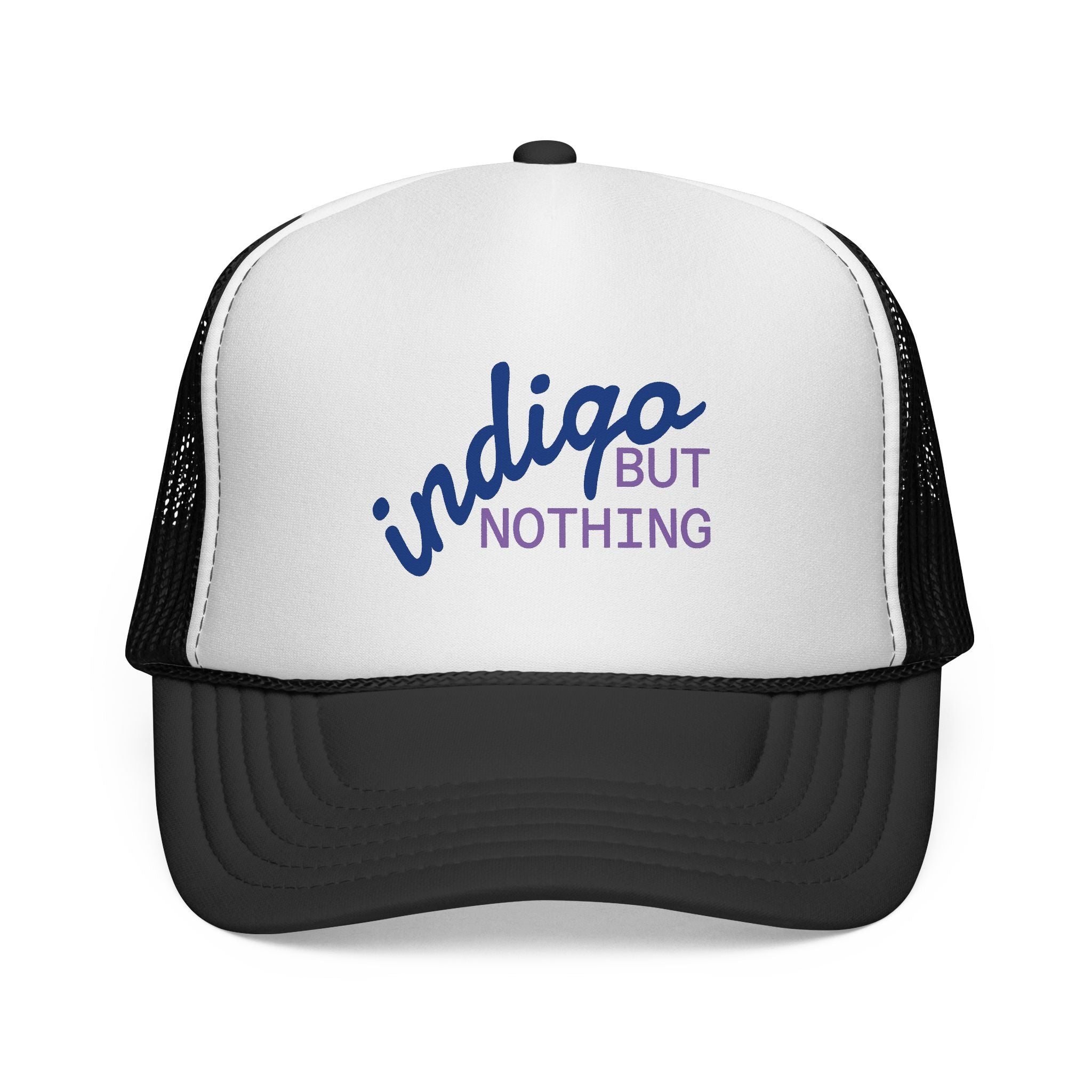 Trucker Hat — "Nothing But Indigo" Retro Mesh Cap