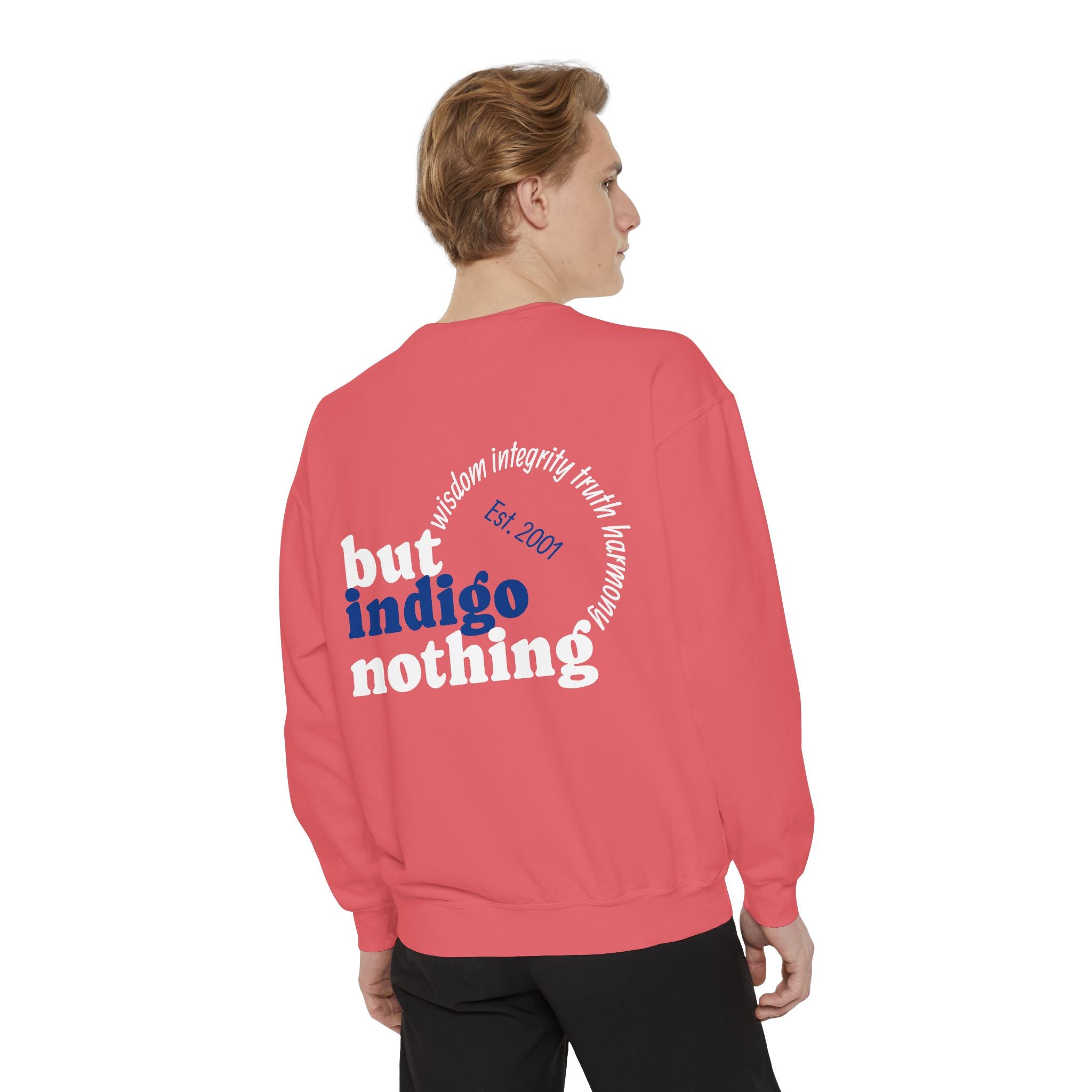 Nothing But Indigo Sweatshirt — Vintage-Style Graphic Crewneck