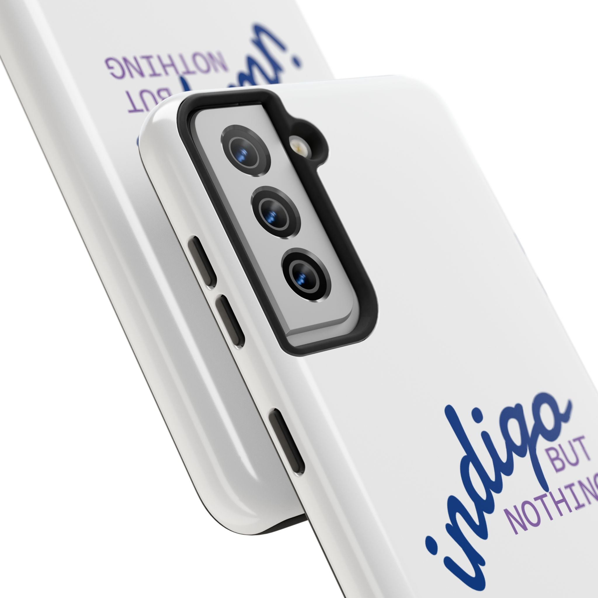 Nothing But Indigo  Tough Phone Case — Durable Protective iPhone Cover with Script Logo
