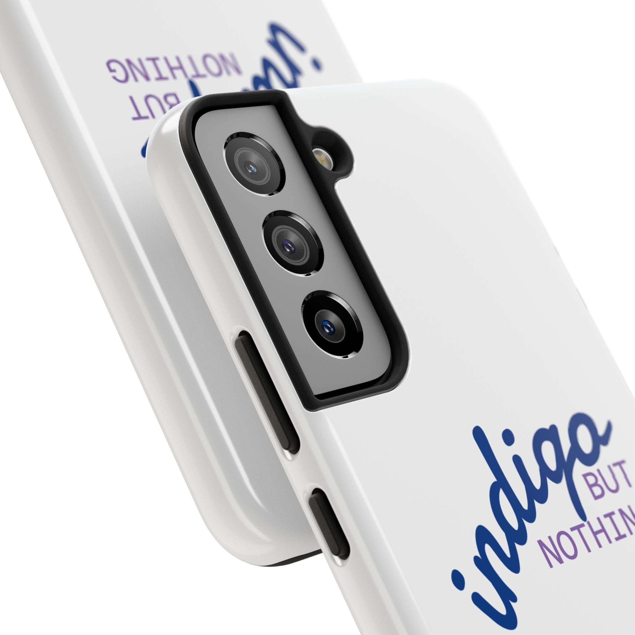 Nothing But Indigo  Tough Phone Case — Durable Protective iPhone Cover with Script Logo