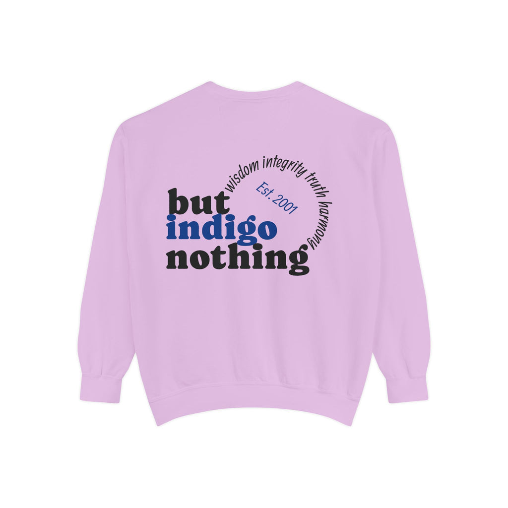 Nothing But Indigo Sweatshirt — Vintage-Style Graphic Crewneck