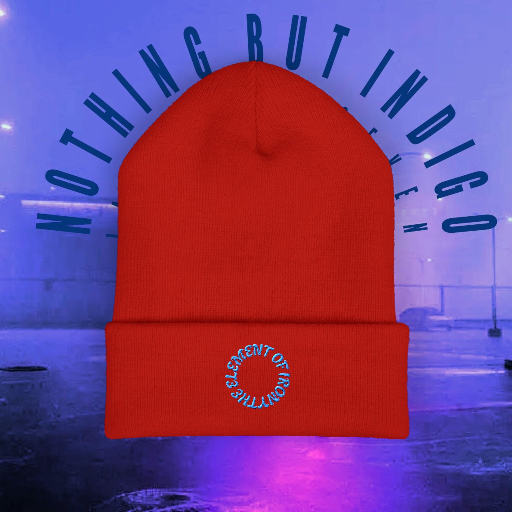 Element of Irony Embroidered Beanie