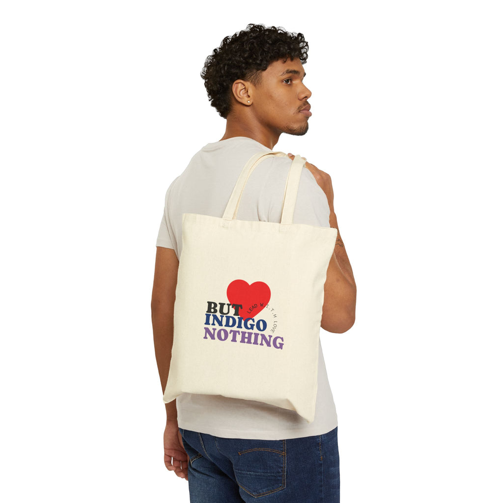 Love Wisdom Integrity Canvas Tote — Truth & Harmony Cotton Bag