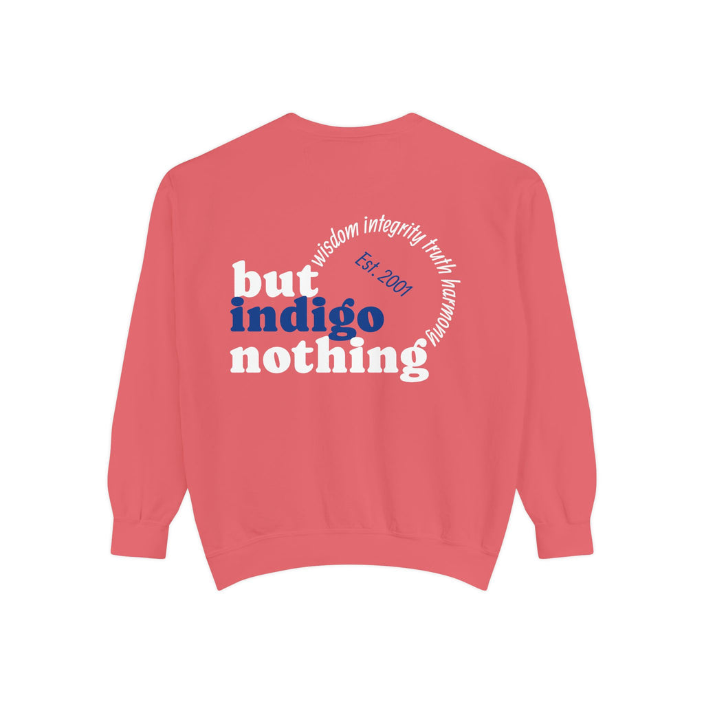 Nothing But Indigo Sweatshirt — Vintage-Style Graphic Crewneck
