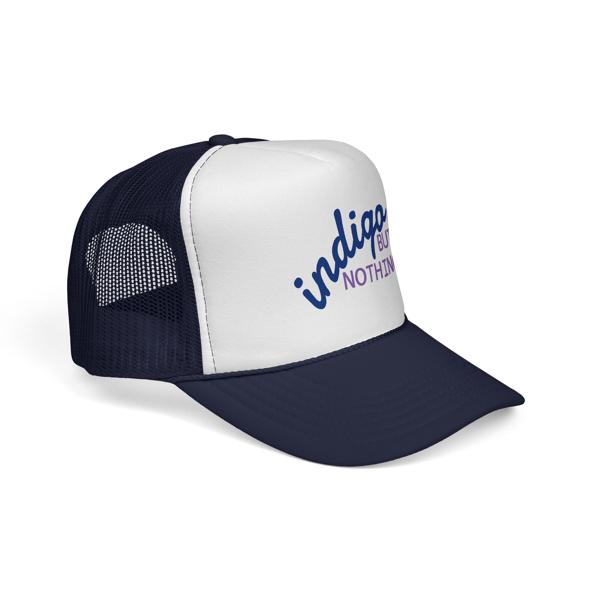 Trucker Hat — "Nothing But Indigo" Retro Mesh Cap