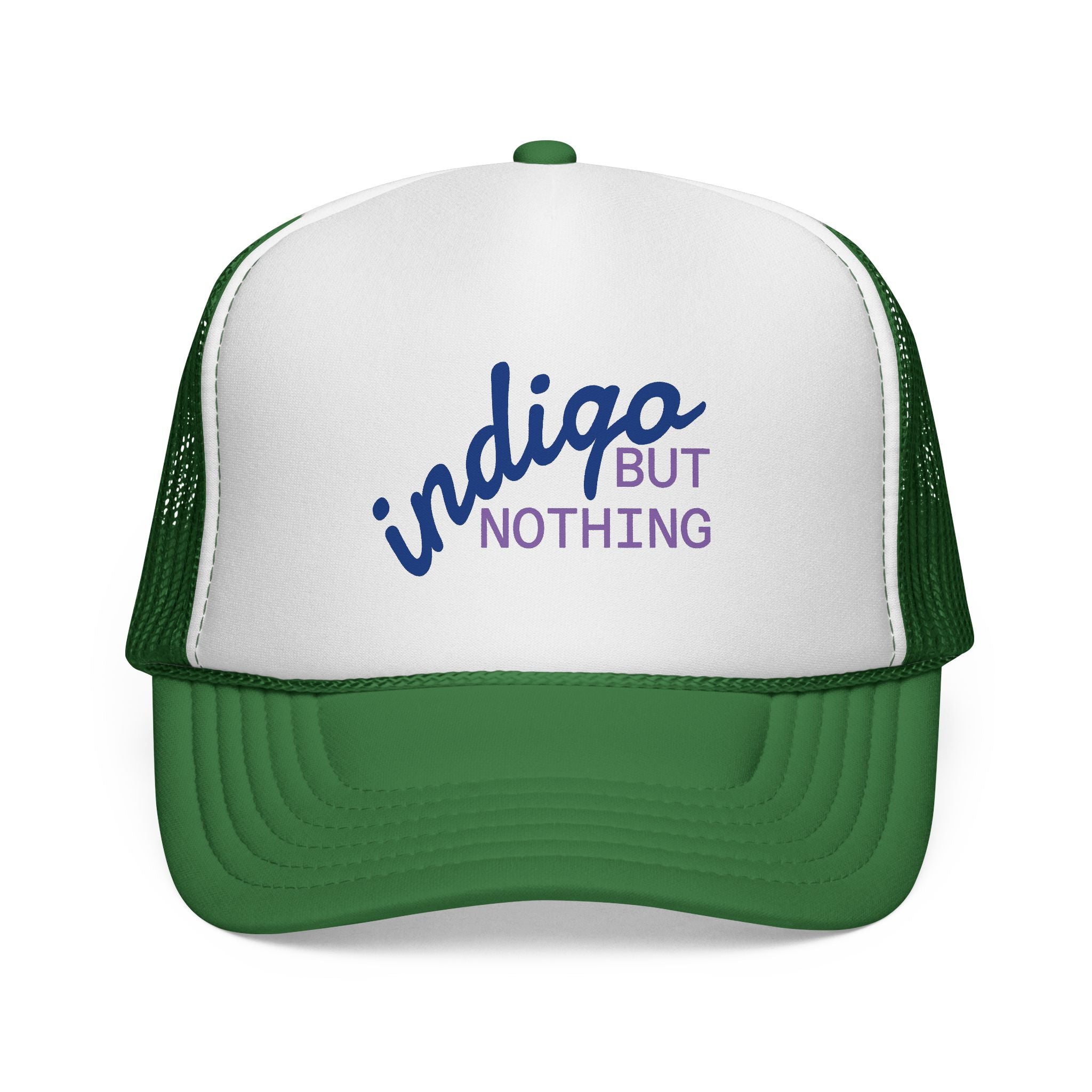 Trucker Hat — "Nothing But Indigo" Retro Mesh Cap