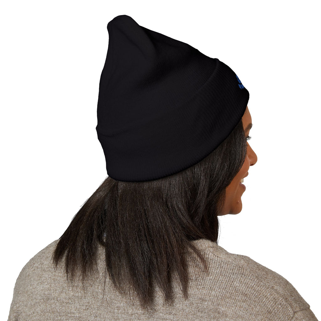 Embroidered 'nothing but indigo' Classic Cuffed Beanie