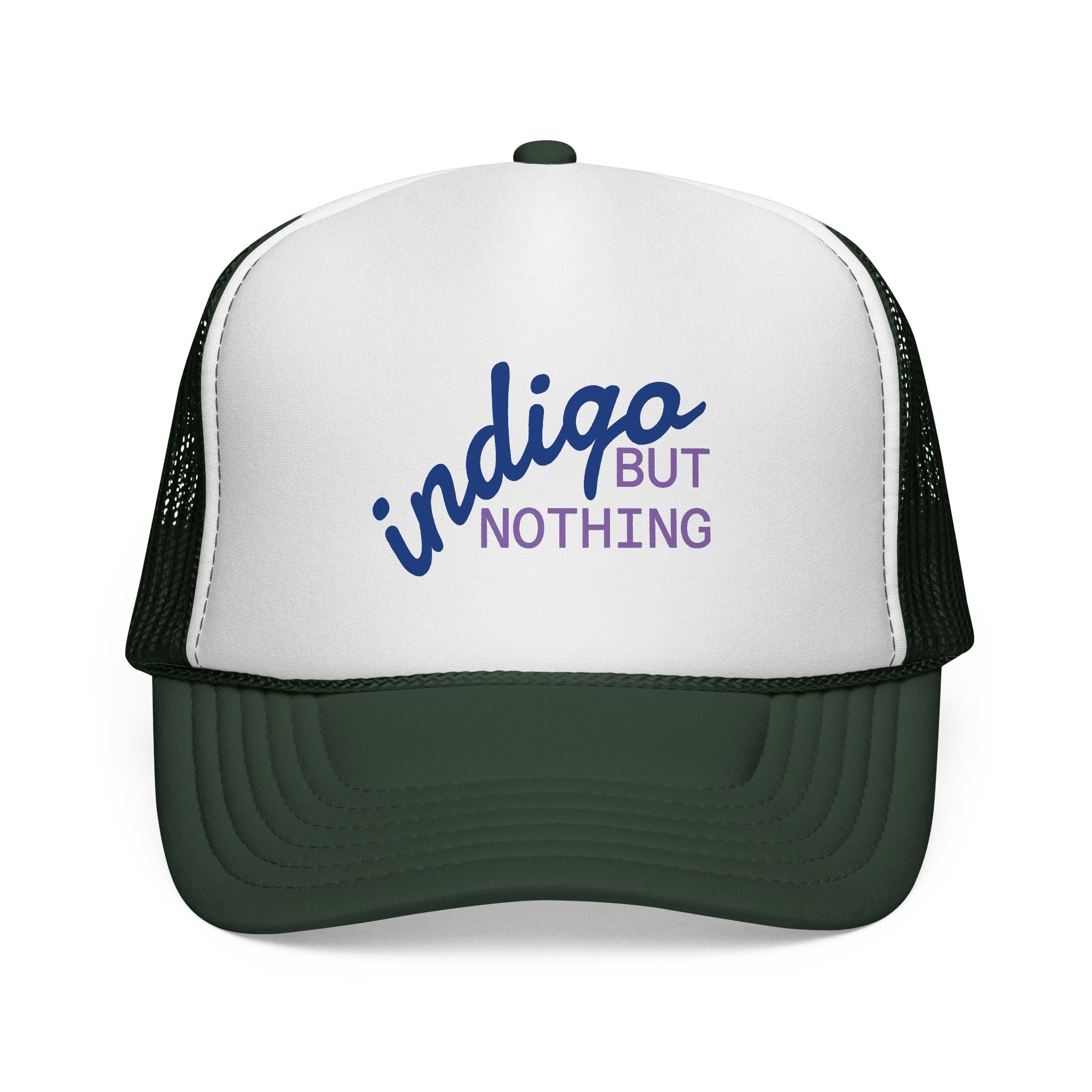 Trucker Hat — "Nothing But Indigo" Retro Mesh Cap