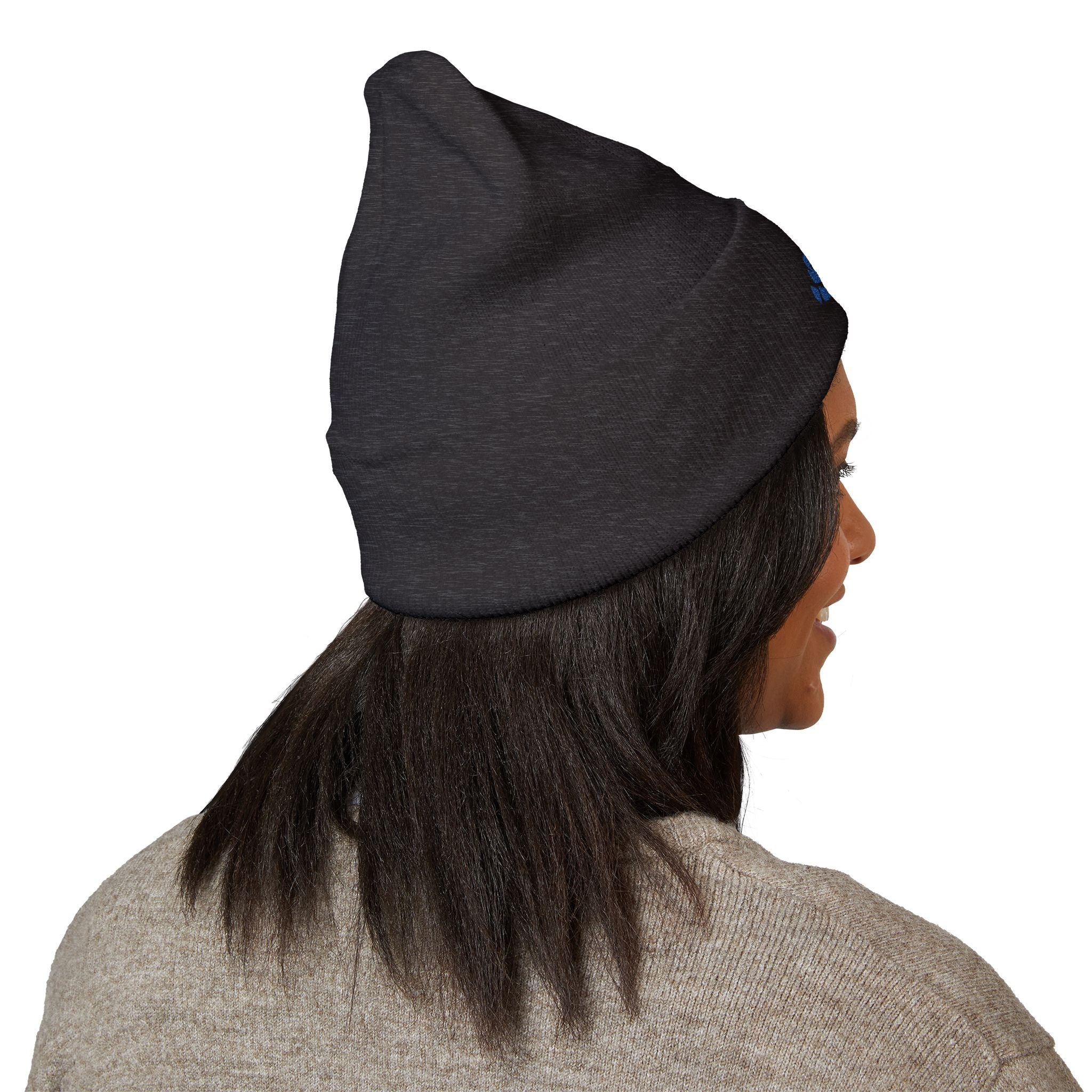 Embroidered 'nothing but indigo' Classic Cuffed Beanie