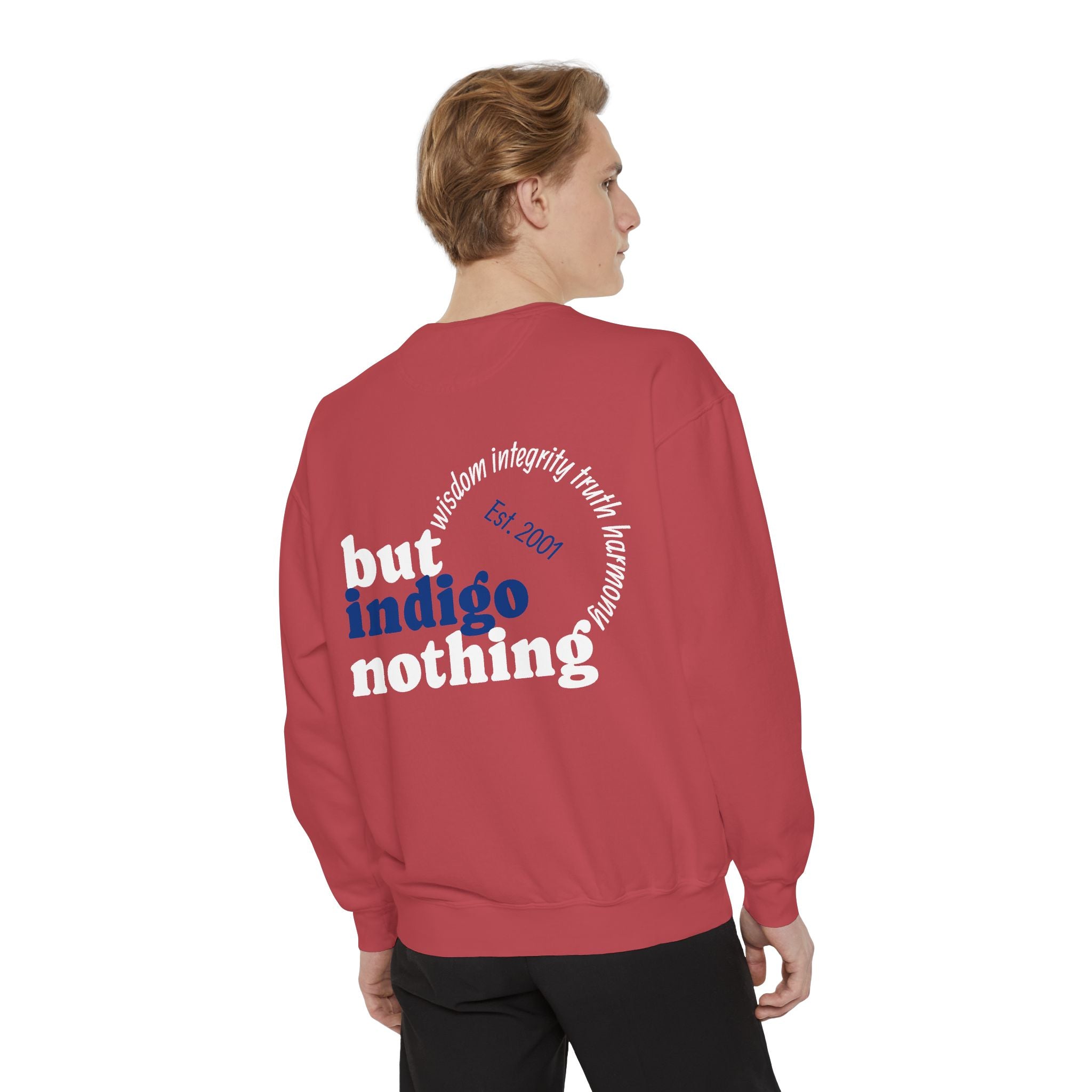 Nothing But Indigo Sweatshirt — Vintage-Style Graphic Crewneck