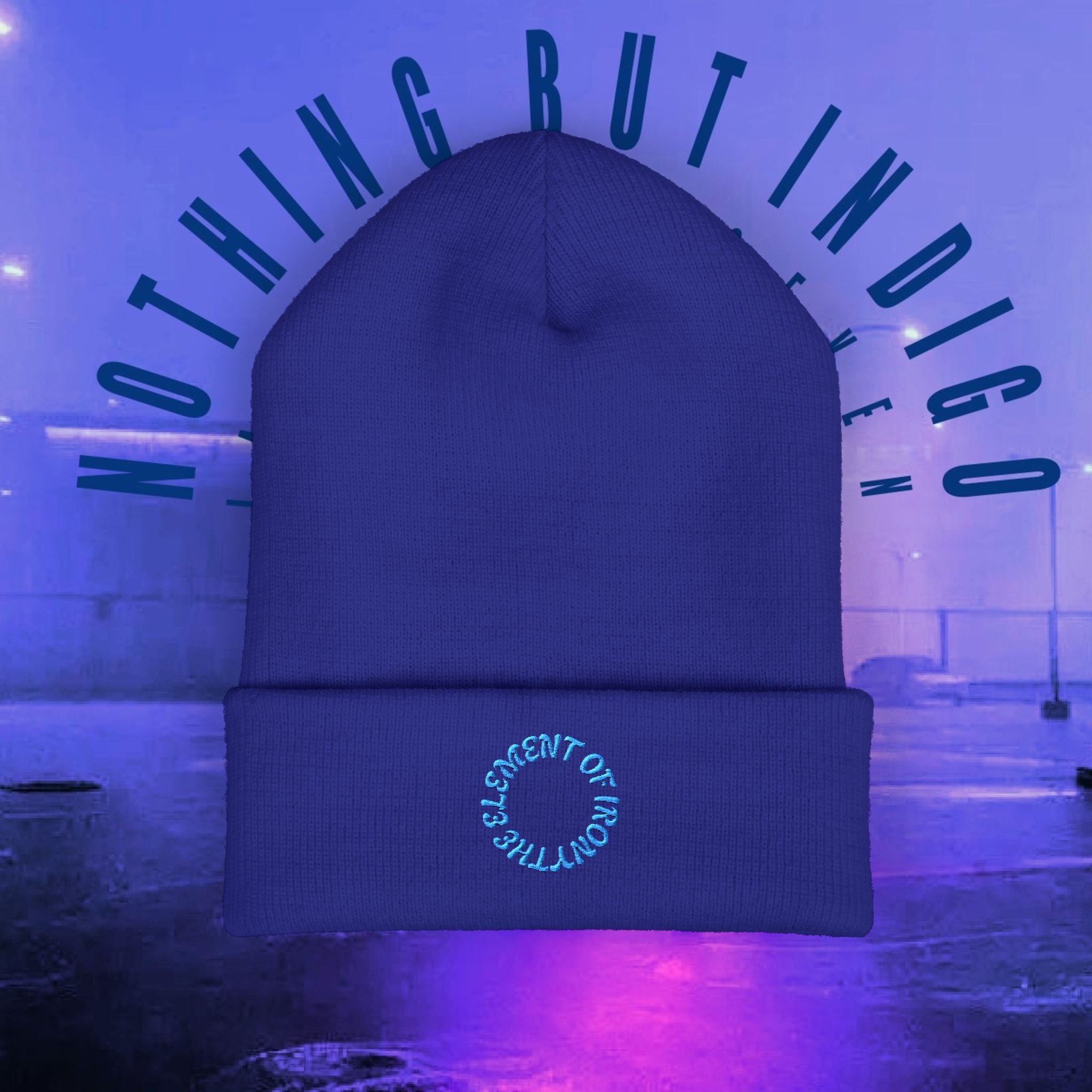 Element of Irony Embroidered Beanie