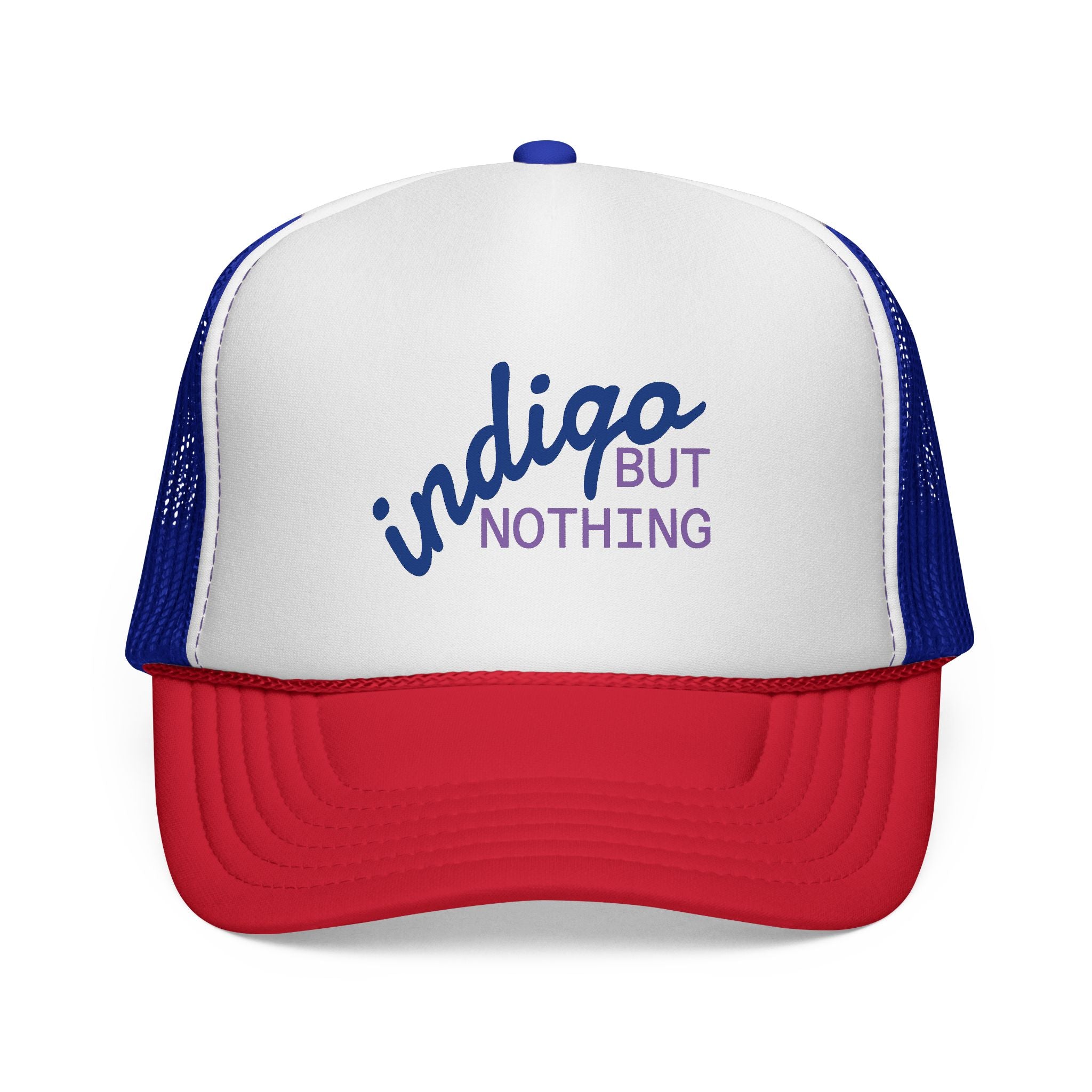 Trucker Hat — "Nothing But Indigo" Retro Mesh Cap